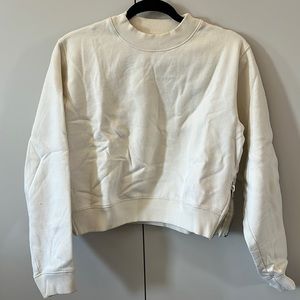 Acne bird fleece sweatshirt